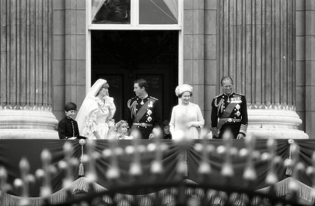 Princess Diana Prince Charles Wave Crowds Editorial Stock Photo - Stock ...