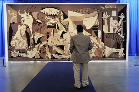 Installation 1939 Picasso Tapestry Guernica Forms Editorial Stock Photo ...