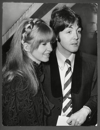 Paul Mccartney Girlfriend Jane Asher Arrive Editorial Stock Photo ...