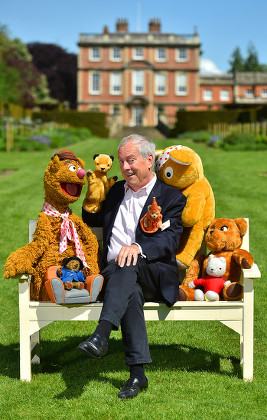 Collection Of Teddy Bears From Broadcaster And Former Mp Giles Brandreth (pictured With Fozzie Bear Sooty Pudsey Nookie Rupert And Paddington Bear) Gifted To Newby Hall Ripon North Yorkshire In A New Permanent Exhibition. Pic Bruce Adams / Copy Brook