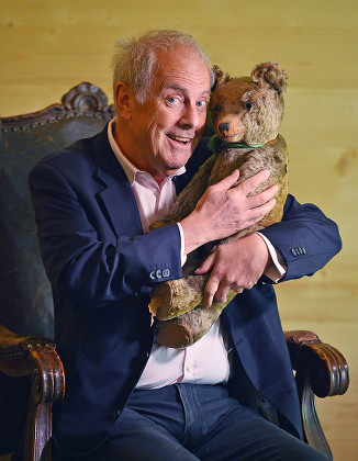 Collection Of Teddy Bears From Broadcaster And Former Mp Giles Brandreth (pictured With One Of The Collections Oldest Bears From 1910) Gifted To Newby Hall Ripon North Yorkshire In A New Permanent Exhibition. Pic Bruce Adams / Copy Brooke -24/5/16.
