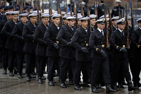 Soldiers German Bundeswehrs Wachbattalion Ceremonial Military Editorial ...