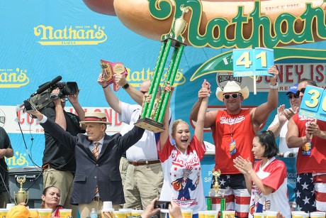 Nathan's Famous International Hot Dog Eating Contest, New York, USA - 04 Jul 2017