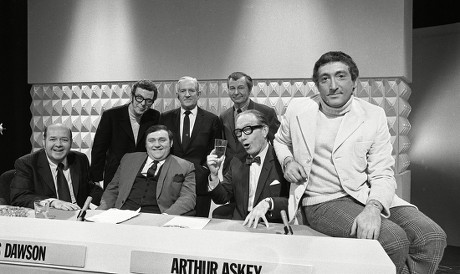 Stubby Kaye, Barry Cryer, Les Dawson, Arthur Askey, Clive Dunn, Ray Martine and Ted Ray