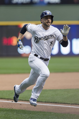 Milwaukee Brewers Left Fielder Ryan Braun Editorial Stock Photo