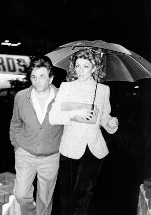 Peter Falk His Wife Shera Danese Editorial Stock Photo - Stock Image