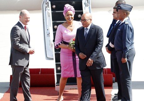 G20 Summit President Zuma arrival, Hamburg, Germany - 06 Jul 2017