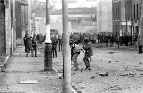 Northern Ireland Civil Disturbances Unrest Aftermatch Editorial Stock 