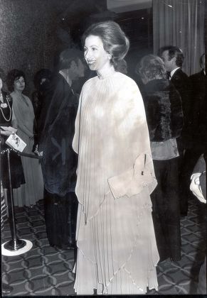 Princess Anne Now Princess Royal - November 1978 In Shimmering Pleaed Dress And Fourt Strand Pearl Choker Princess Anne Swept All Before Her Last Night. She Was The Guest Of Honour (right) At The First Night In London''s Leicester Square Theatre Of T