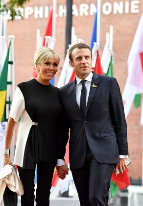 Emmanuel Macron Brigitte Macron Editorial Stock Photo - Stock Image ...