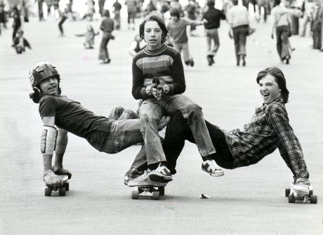 Cool Kids 1970s Skateboard Craze Boon Editorial Stock Photo - Stock ...
