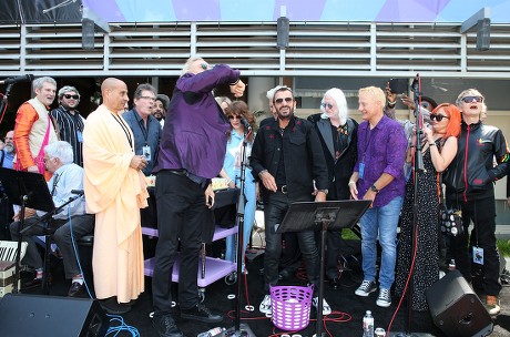 Ringo Starr Birthday #PeaceAndLove Salute Celebration, Capitol Records Tower, Los Angeles, USA  - 07 Jul 2017