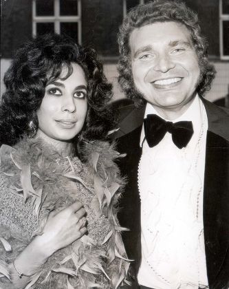 Derren Nesbitt Pictured With Hazel Tyler When They Arrived At The Abc Last Night For A Premiere 1973.