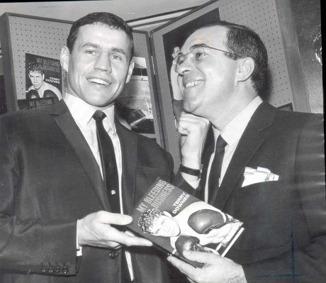 Middleweight Boxing Champion Terry Downes (l) And Reg Gutteridge (died January 2009): With A Copy Of Downes'' Autobiography ''my Bleeding Business''.