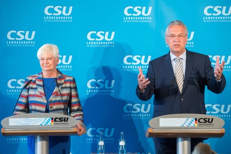 Christian Social Union CSU party meeting, Bad Staffelstein, Germany - 11 Jul 2017