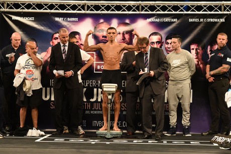 Poxon Sports Weigh-In, Boxing, SSE Wembley Arena, London - 14 Jul 2017