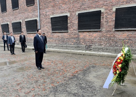 Zhang Dejiang visits the former Nazi-German concentration camp Auschwitz, Oswiecim, Poland - 15 Jul 2017