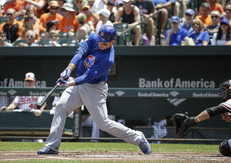 44 Anthony Rizzo of the Chicago Cubs. Editorial Stock Photo