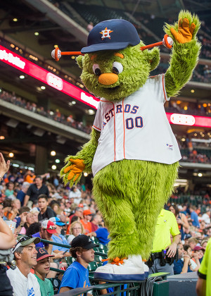 Houston Astros Mascot Orbit During Major Editorial Stock Photo