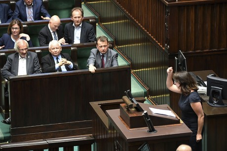 Parliamentary debate on the bill on Poland's Supreme Court, Warsaw - 19 Jul 2017