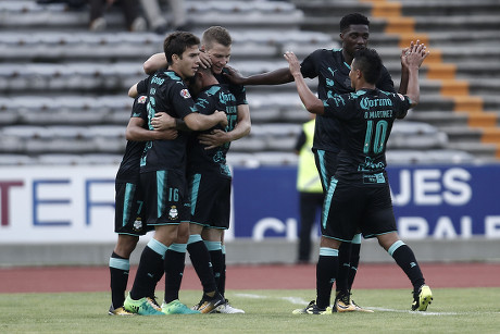 Santos Lagunas Player Nestor Araujo Celebrates Editorial Stock Photo -  Stock Image | Shutterstock