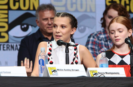 Shannon Purser at Stranger Things Comic-Con Panel 2017