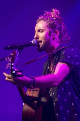 South African singer-songwriter Jeremy Loops performs during his concert at the Blue Balls Festival in Lucerne, Switzerland, 24 July 2017. The music event runs from 21 to 29 July.