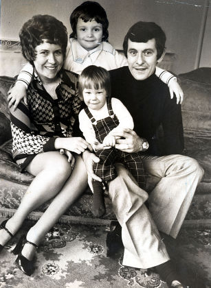 Alan Mullery Footballer With His Wife June And His Children Samantha And Neal (front) At Their Home In Cheam Surrey.
