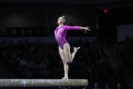 Gymnast Sunisa Lee Competes Junior Competition Editorial Stock Photo ...