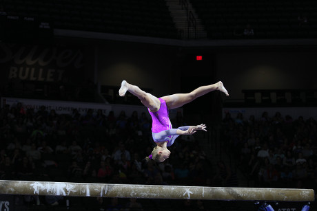 Gymnast Abby Paulson Competes Senior Competition Editorial Stock Photo ...