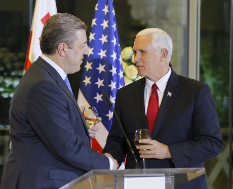 US Vice President Mike Pence visits Georgia, Tbilisi - 31 Jul 2017