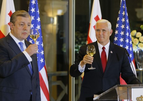 US Vice President Mike Pence visits Georgia, Tbilisi - 31 Jul 2017