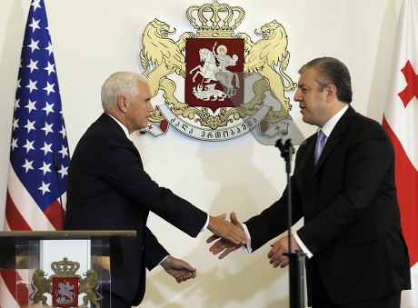 US Vice President Mike Pence visits Georgia, Tbilisi - 01 Aug 2017