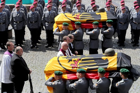 Two Caskets Carried Out Cathedral After Editorial Stock Photo - Stock ...