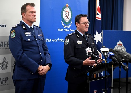 Australian Federal Police presser on terror charges in Sydney, New South Wales, Australia - 04 Aug 2017
