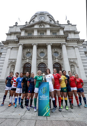 Women's Rugby World Cup Captains Meet An Taoiseach Leo Varadkar, Government Buildings, Dublin  - 06 Aug 2017