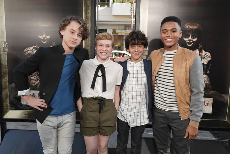 Wyatt Oleff Sophia Lillis Jack Dylan Editorial Stock Photo - Stock ...