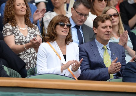Darcy Bussell Wimbledon 2016 Tennis Championships Wimbledon London Day Eight 5th July 2016 Simona Halep V Anqelique Kerber Darcy Bussell In The Royal Box.