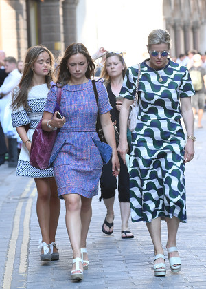Lady Helen Windsor And Family (including Amelia Windsor) Arrive At Draper's Hall City Of London For A Private Reception Hosted By The Monarch For Friends And Family Ahead Of Her Departure To Balmoral Later This Week.