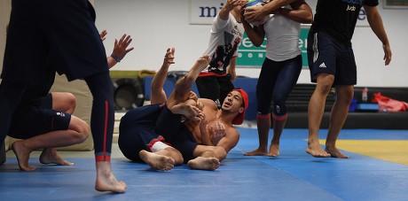 Ashley Mckenzie. Gb Judo Train In Belo Horizonte. For The Rio Olympics Brazil. Pic Andy Hooper/daily Mail. Olympics Feature.