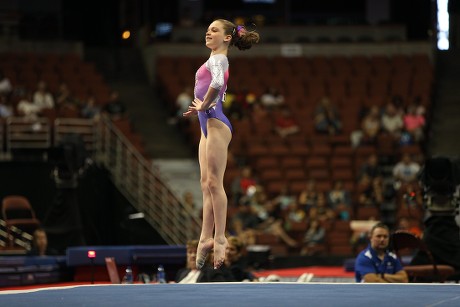 Gymnast Riley Mccusker Coach Maggie Haney Editorial Stock Photo - Stock ...