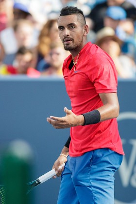 Nick Kyrgios Aus Argues His Coach Editorial Stock Photo - Stock Image ...