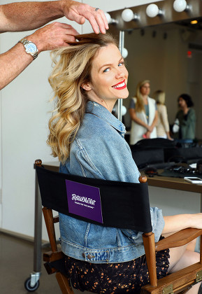 Brooklyn Decker filming the RetailMeNot #DealBrag Campaign, New York