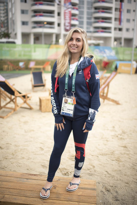 The Rio 2016 Olympic Village. 18 Year Old Team Gb Shooter Amber Hill In The Olympic Village Ahead Of Her Olympic Debut On The 15th August.