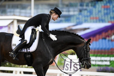 Helen Langehanenberg Germany Rides Her Horse Editorial Stock Photo