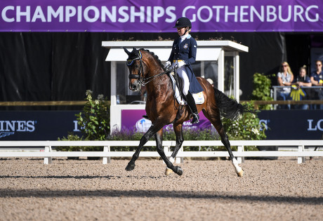 Rose Mathisen Sweden Rides Her Horse Editorial Stock Photo Stock