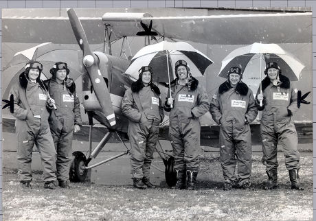 Daily Mail Tiger Moths Crew Fly To Moscow: Glasmoth Project The British Pilots Meet Their Russian Navigators At White Waltham Airfield Pic Shows British Pilots Paired With Their Russian Navigators. L-r Nick Parkhouse & Andrey Izmalov. Jonathan Elwes