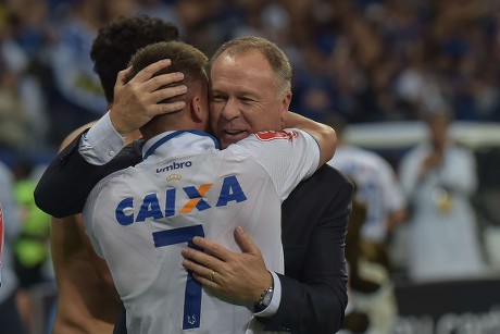 Cruzeiro Players Celebrate Victory Over Team Editorial Stock Photo