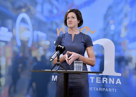 Anna Kinberg Batra resigns as leader of Moderaterna, Stockholm, Sweden - 25 Aug 2017