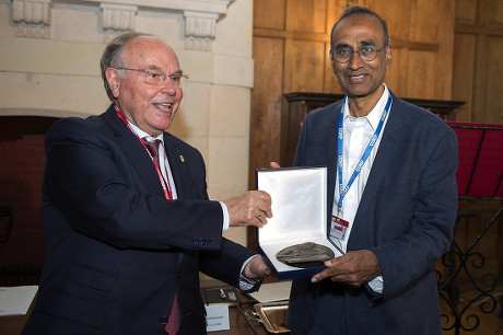Chemistry Nobel-laureate Venkatraman Ramakrishnan receives award in Spain, Santander - 28 Aug 2017